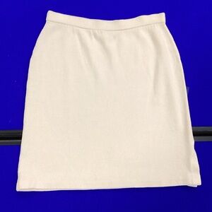 St. John Cream Pencil Skirt